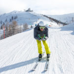 Flug in den Schnee